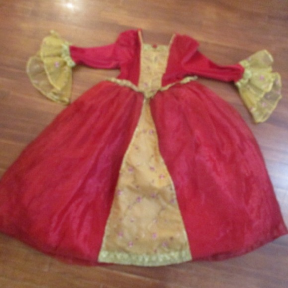princess belle red dress